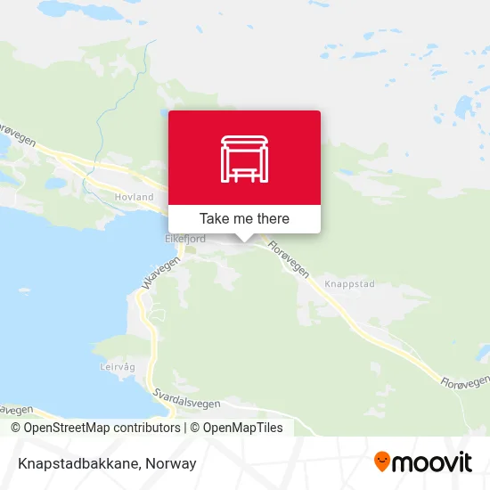 Knapstadbakkane map