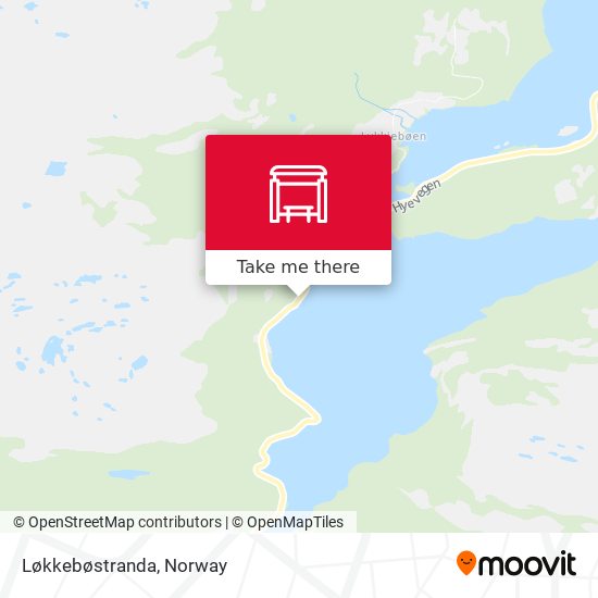 Løkkebøstranda map
