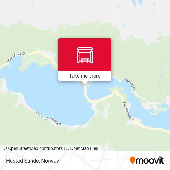Hestad Sande map
