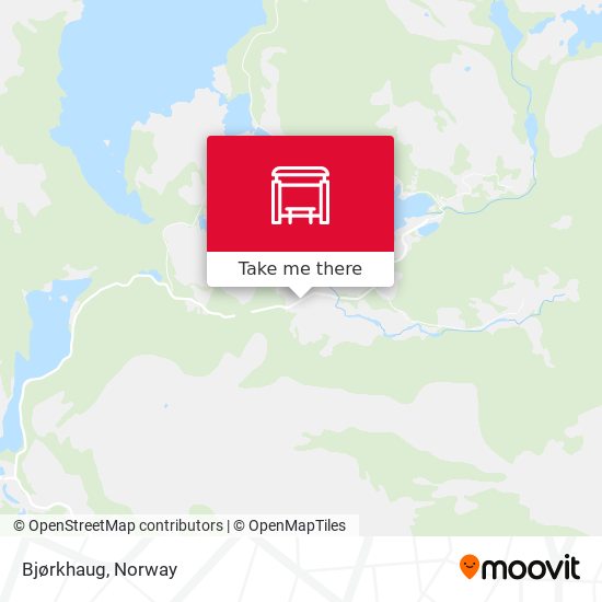 Bjørkhaug map