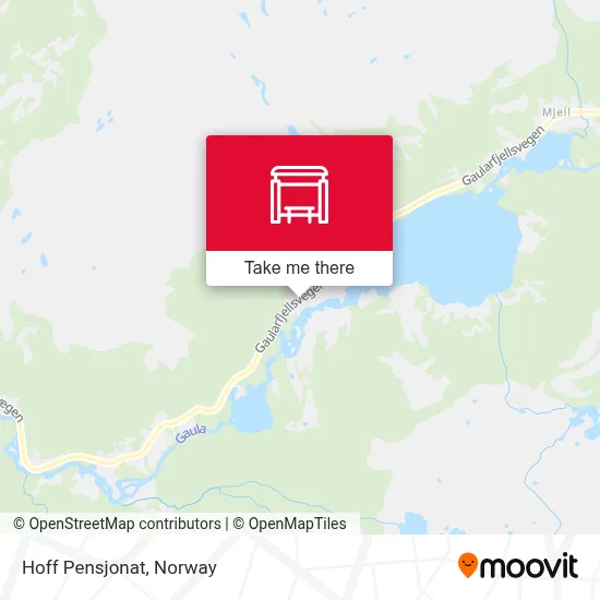 Hoff Pensjonat map