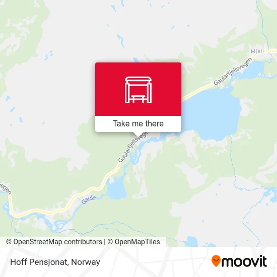 Hoff Pensjonat map