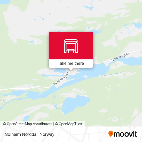 Solheim Norddal map
