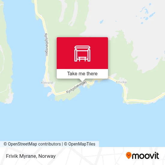 Frivik Myrane map