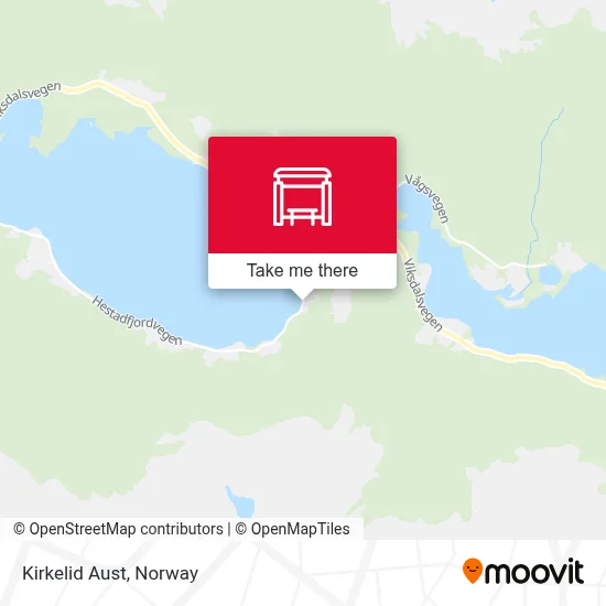Kirkelid Aust map