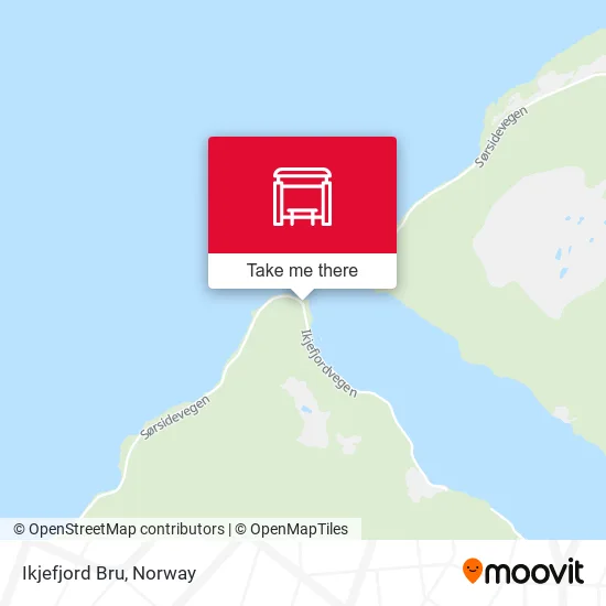 Ikjefjord Bru map