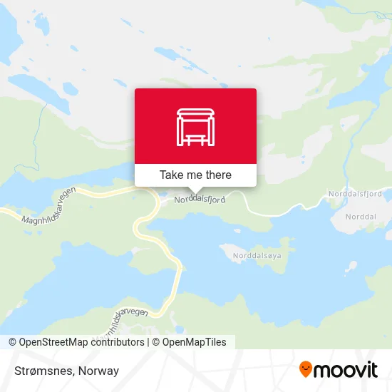 Strømsnes map