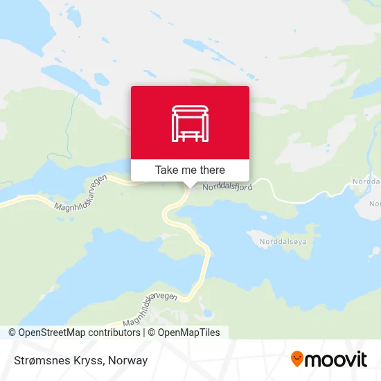 Strømsnes Kryss map