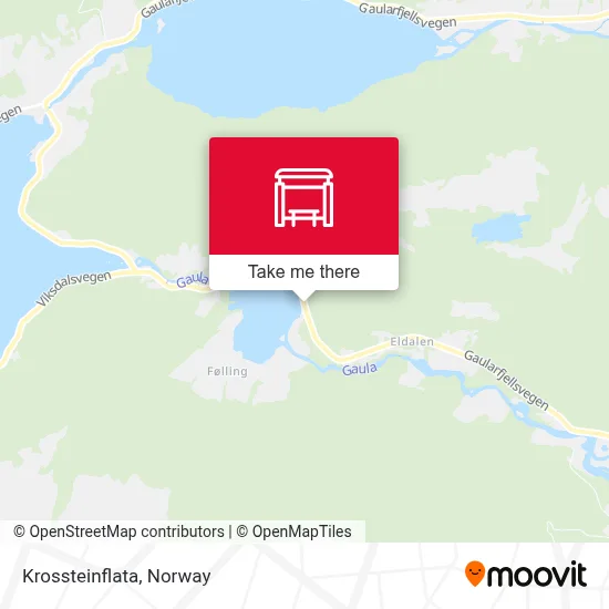 Krossteinflata map