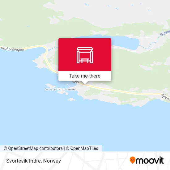 Svortevik Indre map