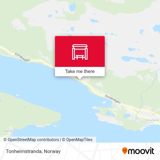 Tonheimstranda map