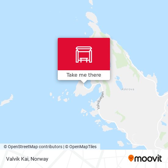 Valvik Kai map