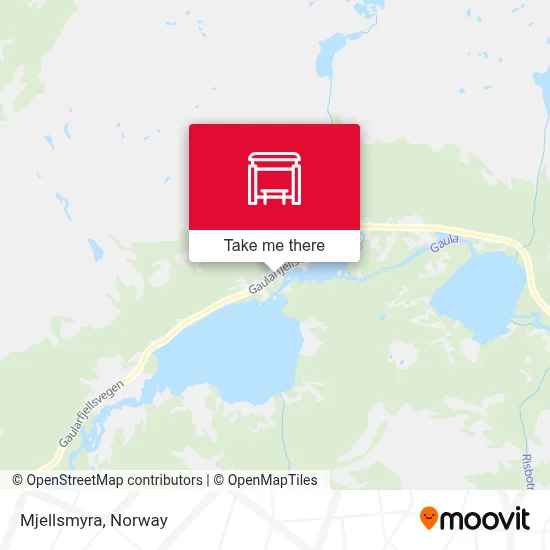 Mjellsmyra map