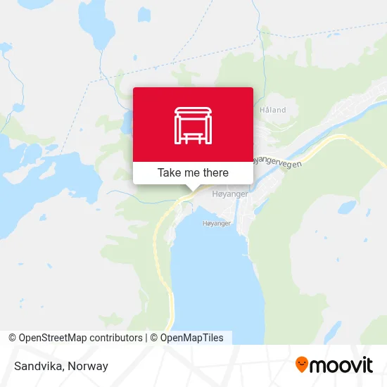 Sandvika map