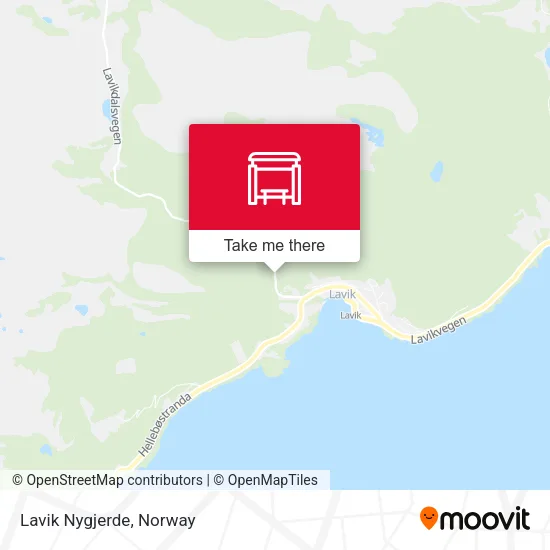 Lavik Nygjerde map