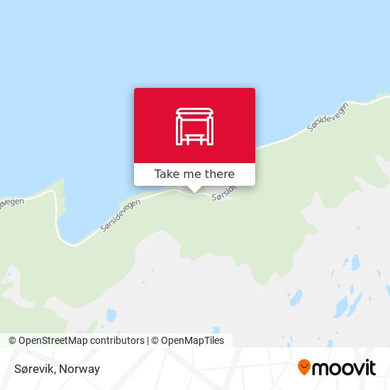 Sørevik map