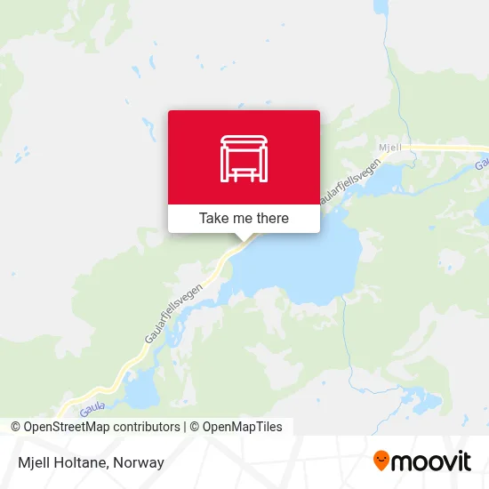 Mjell Holtane map