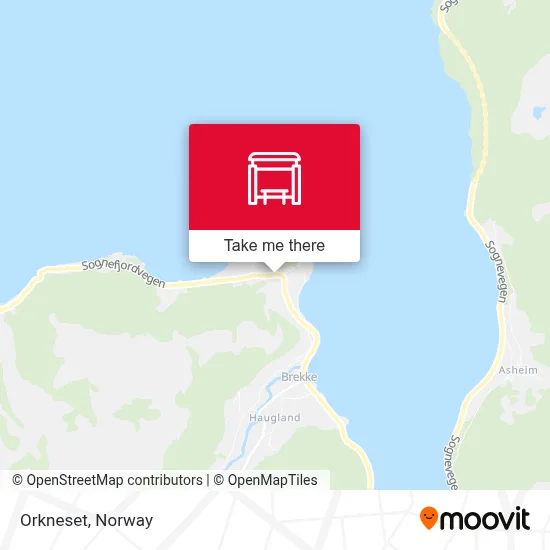 Orkneset map