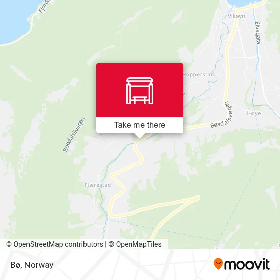Bø map
