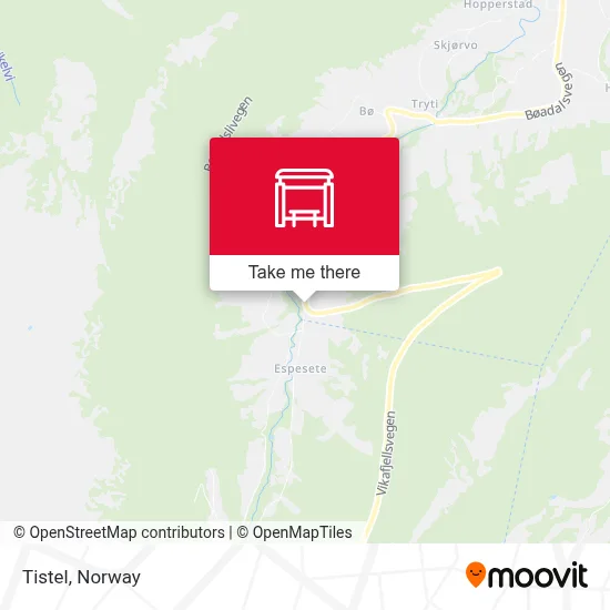 Tistel map