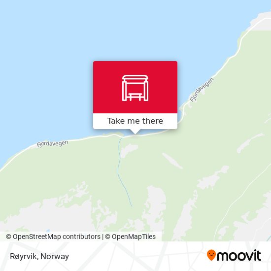 Røyrvik map