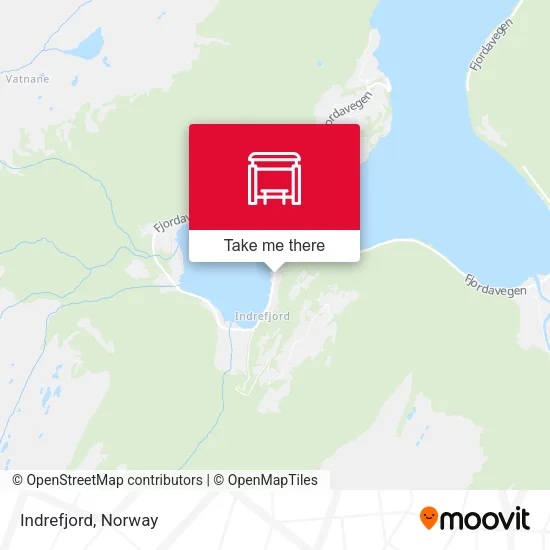 Indrefjord map