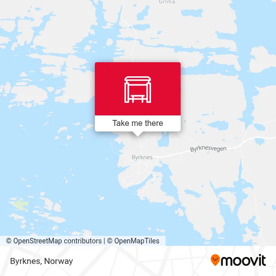 Byrknes map