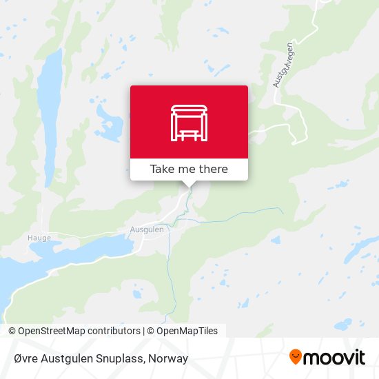 Øvre Austgulen Snuplass map