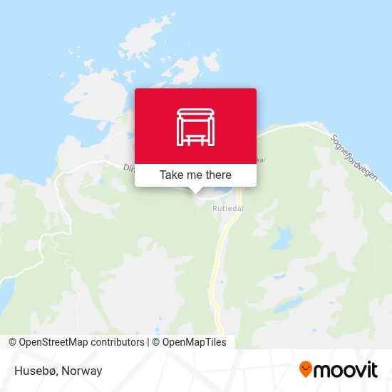 Husebø map