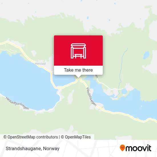 Strandshaugane map