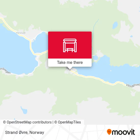Strand Øvre map