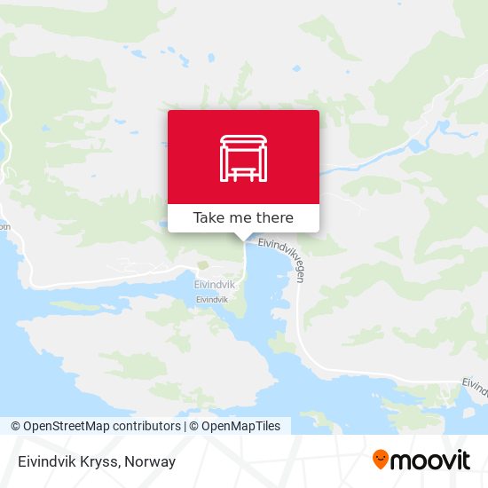 Eivindvik Kryss map