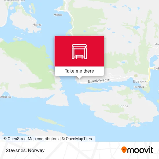 Stavsnes map