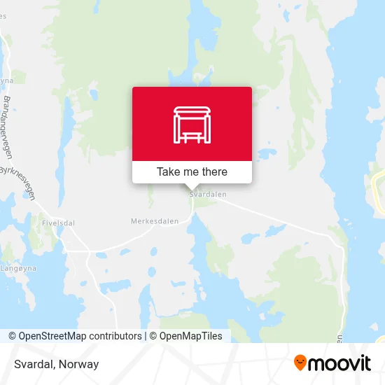 Svardal map