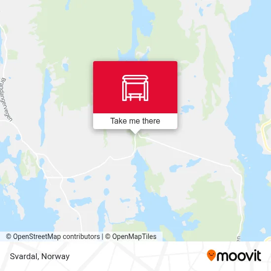 Svardal map