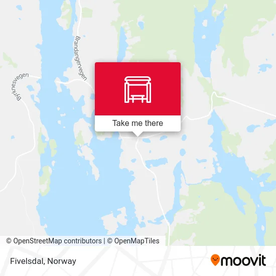 Fivelsdal map