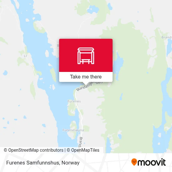 Furenes Samfunnshus map