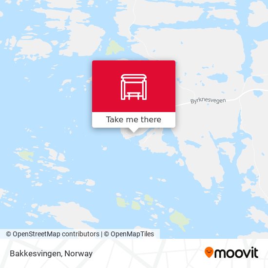 Bakkesvingen map