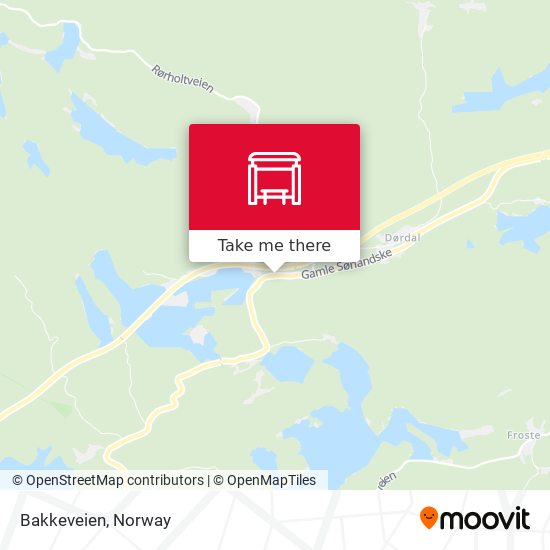 Bakkeveien map