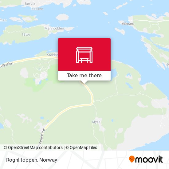 Rognlitoppen map