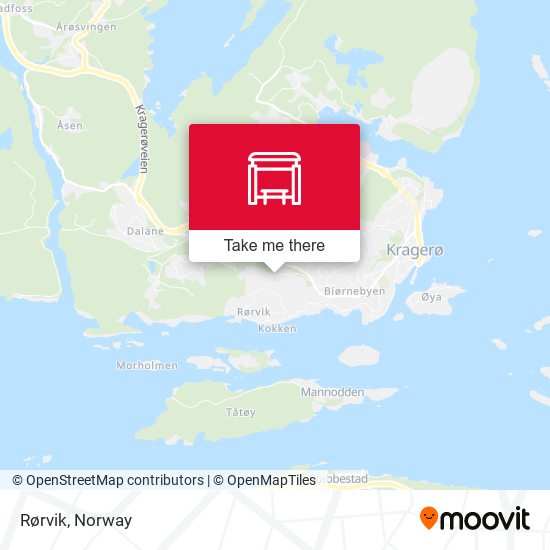 Rørvik map