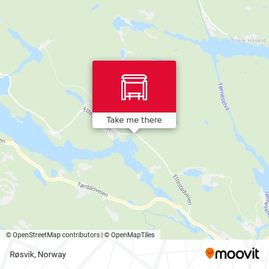 Røsvik map