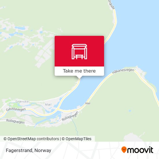 Fagerstrand map