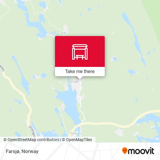 Farsjø map