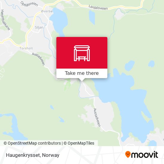 Haugenkrysset map