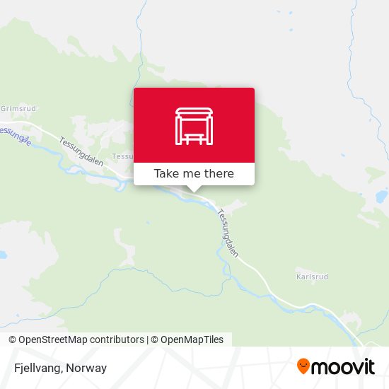 Fjellvang map