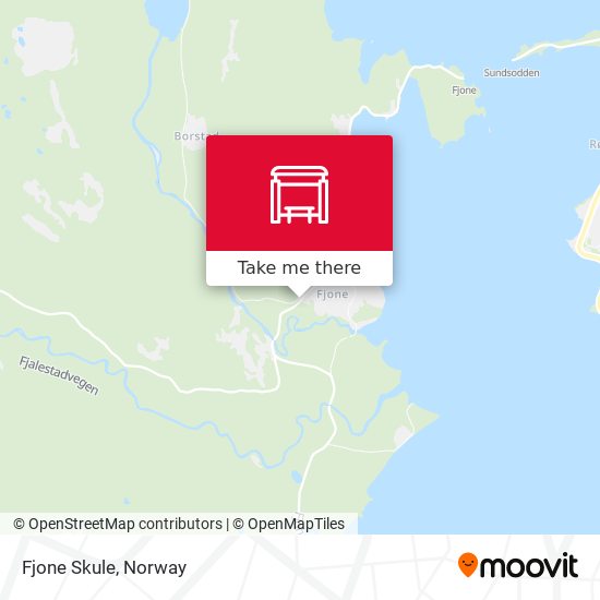 Fjone Skule map