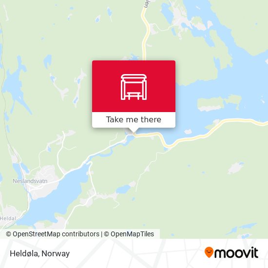 Heldøla map