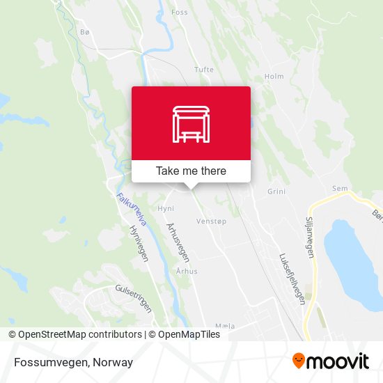 Fossumvegen map