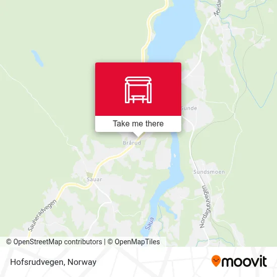 Hofsrudvegen map